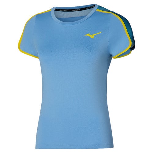 Mizuno FRONTIER T-SHIRT Zapatillas de tenis Bel air blue Mujer Talla S